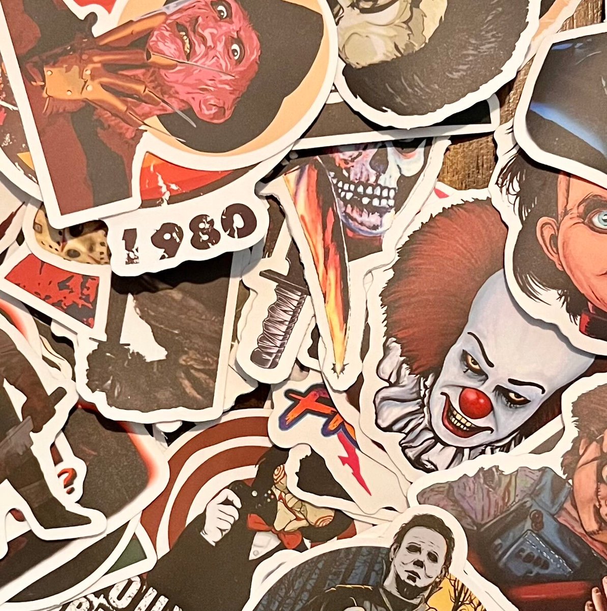 jackhorrorshack's tweet photo. Excited to share the latest addition to my #etsy shop: Horror Classic Movie Character (mixed lot set of stickers) https://t.co/FoodKYLbJu #kidscrafts #jackshorrorshack #horrormovies #freddy #jason #chucky #collectible https://t.co/o4gCKdvWCa