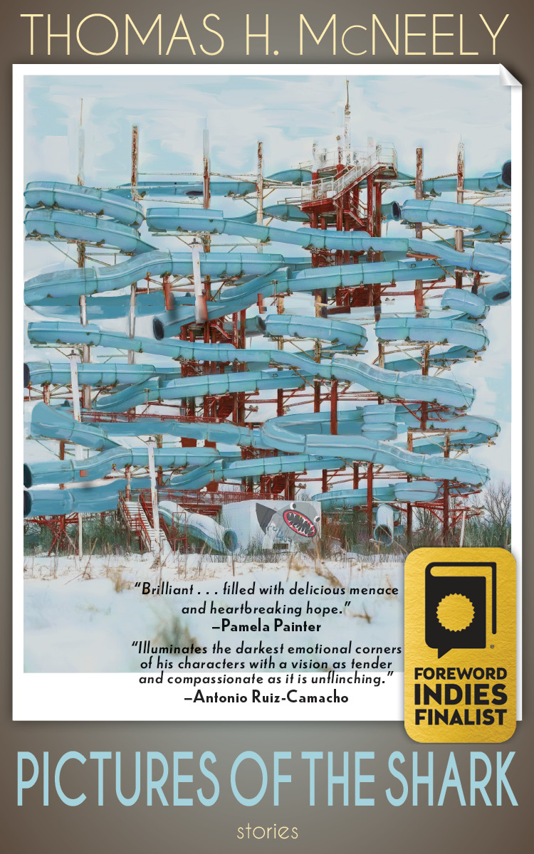 thmcneely's tweet photo. Thanks to Texas Review Press for sending the new cover image of Pictures of the Shark with the Foreword Reviews INDIES Finalist in Literary Fiction seal.  Fingers crossed!!!
@TxReviewPress @TXLA @TexasMonthly @WritespaceHTown @TexasAuthors @texas_letters @ForewordReviews https://t.co/Z5uKGkEEfD