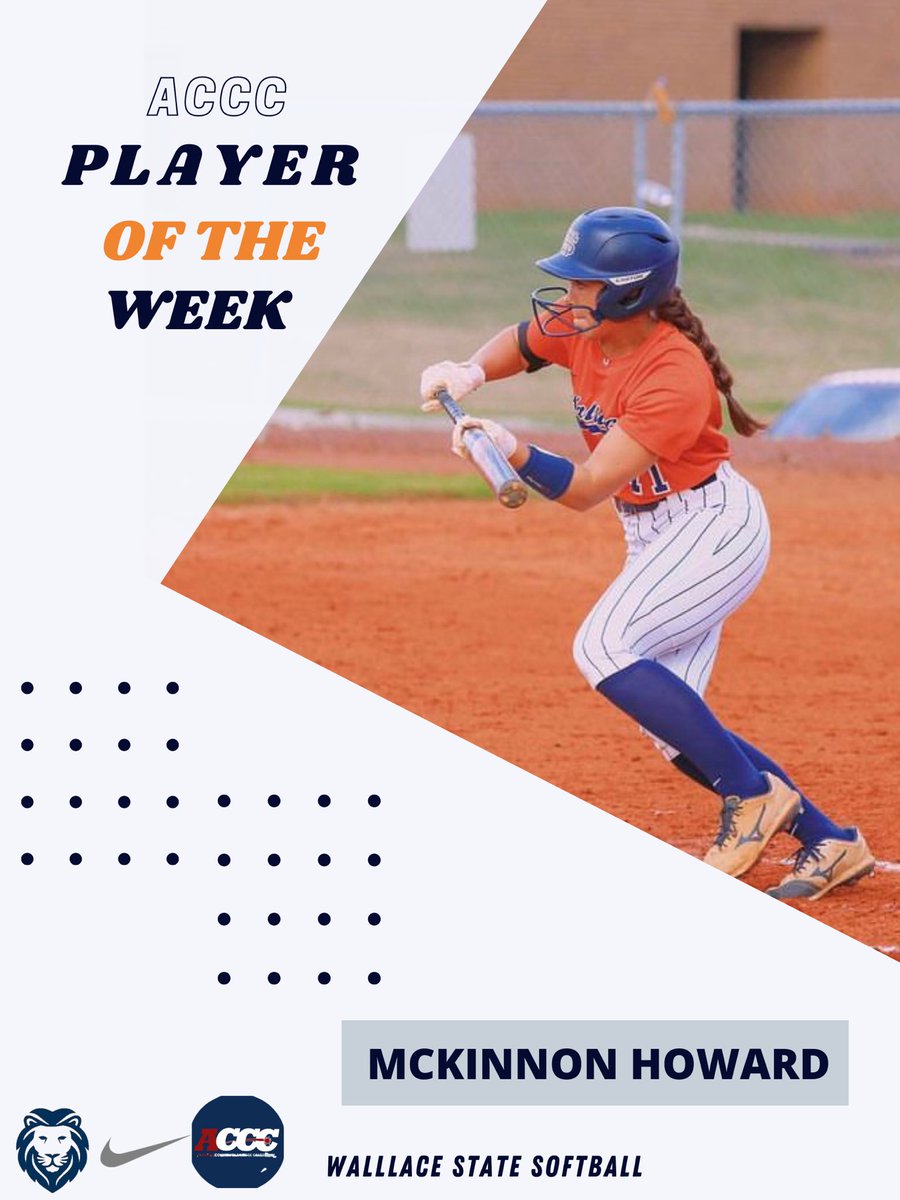 👑 ACCC Player AND Pitcher of the Week 👑

#Team42 | #WinningTradition