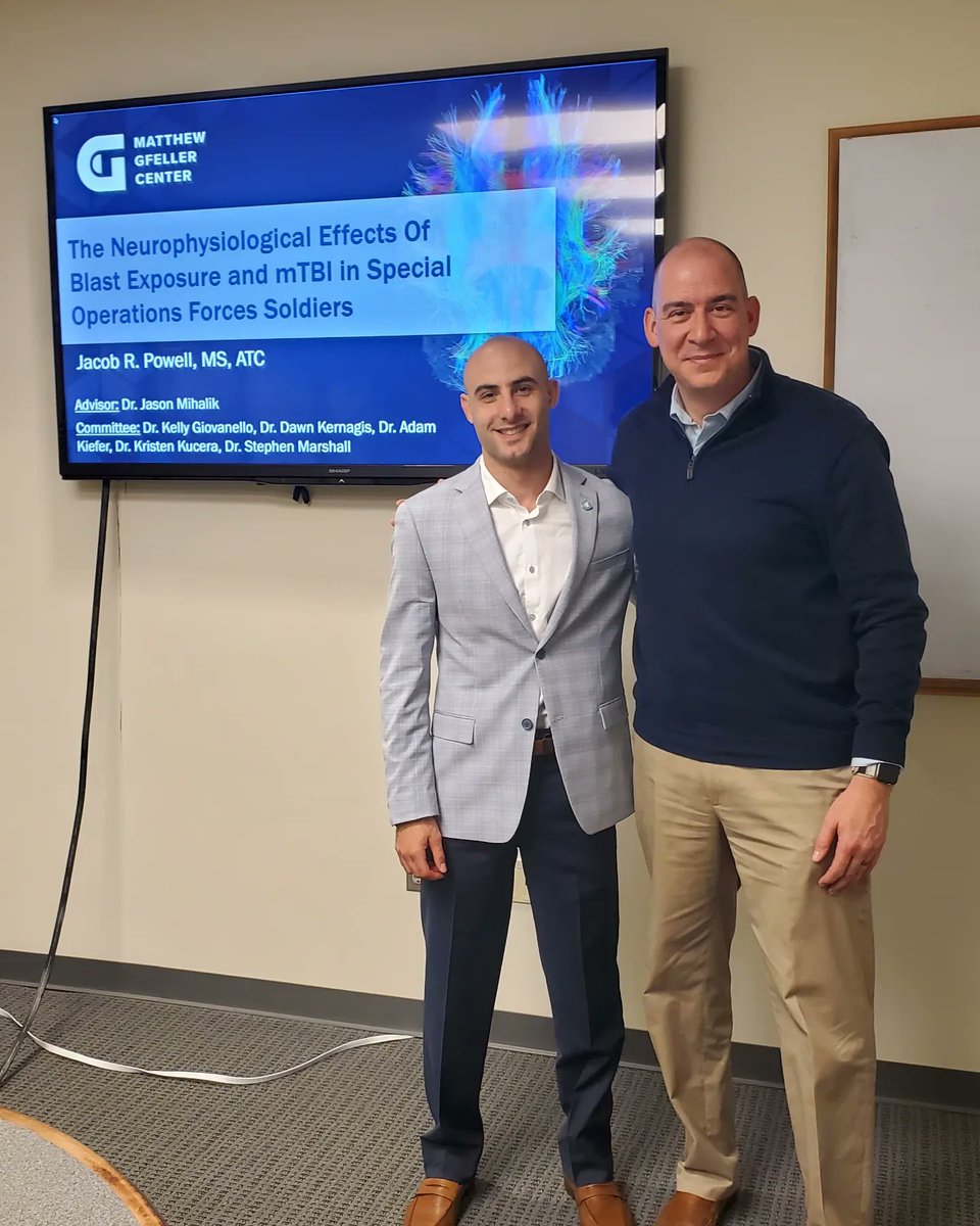 JakeRPowell's tweet photo. Dissertation defended! So grateful for my incredible mentors and colleagues who supported me along the way. @GfellerCenter @TempleATP @IC_ESAT @BomberATDoc @pomckeon @jmihalik79 https://t.co/UQOeehShvU