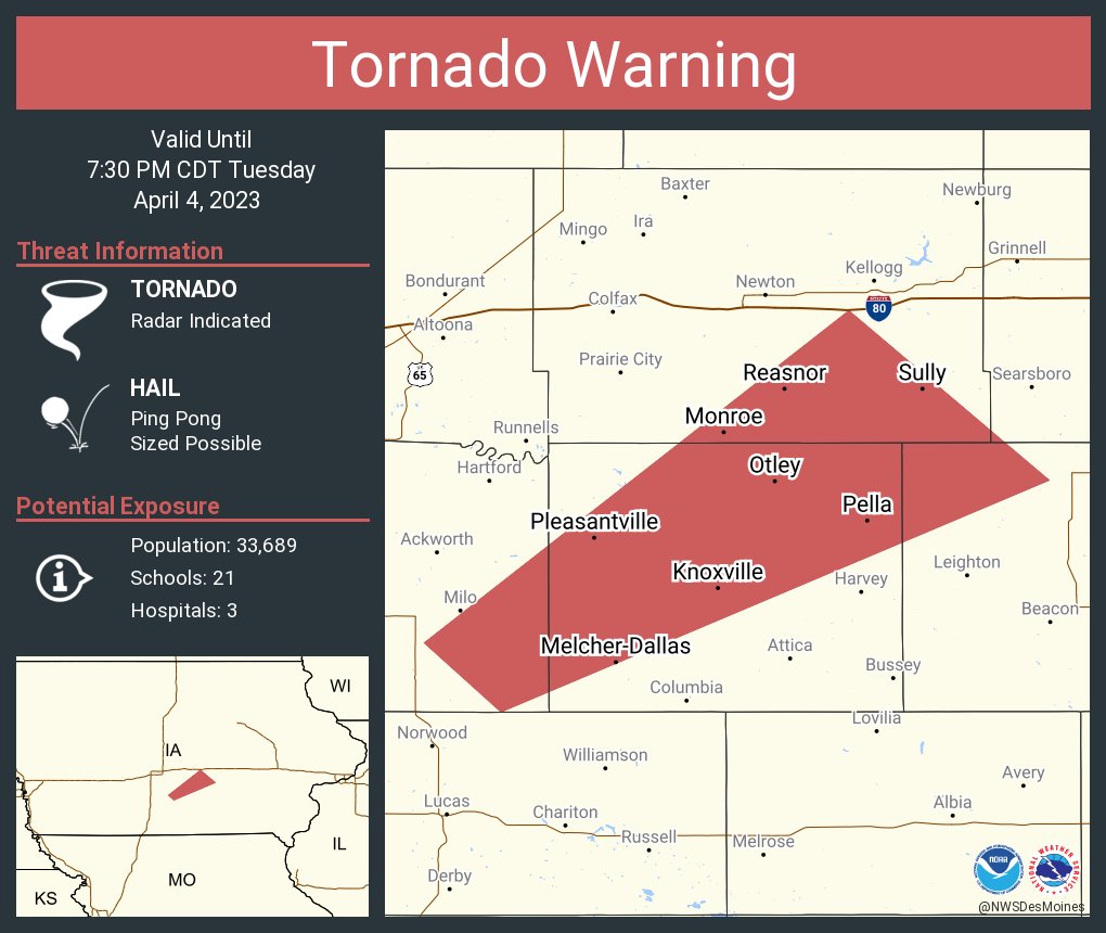NWS Tornado tweet media