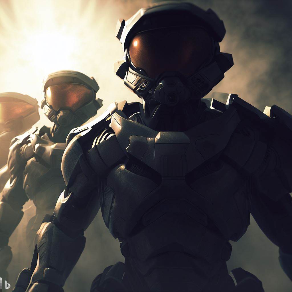 DarkEnt09943827's tweet photo. #Spartan made using #Microsoft image generating powerd by #Dalle #halo https://t.co/4DRNpiedvd