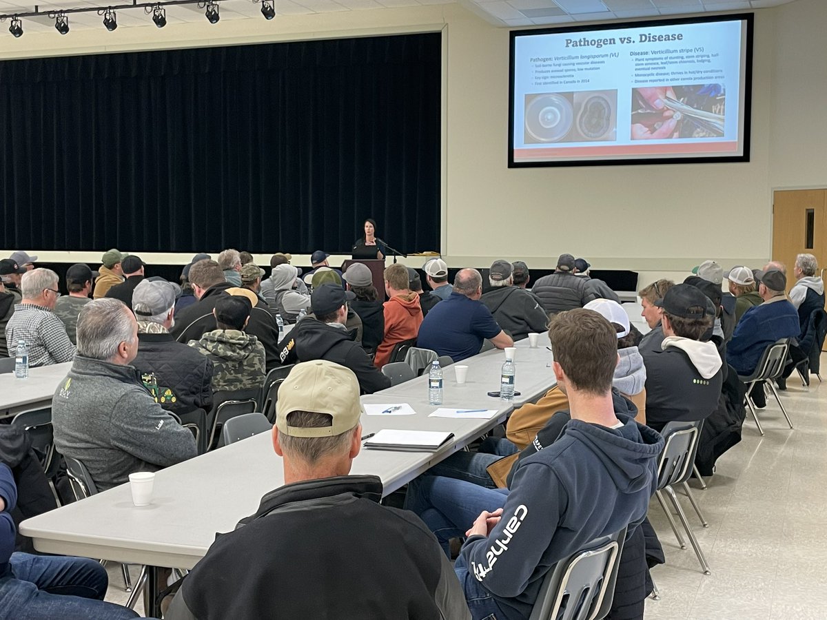 Cool outside - warm and full of knowledge inside!  <a href="/BrettYoungSeeds/">BrettYoung</a> #52busby2025 #agronomy