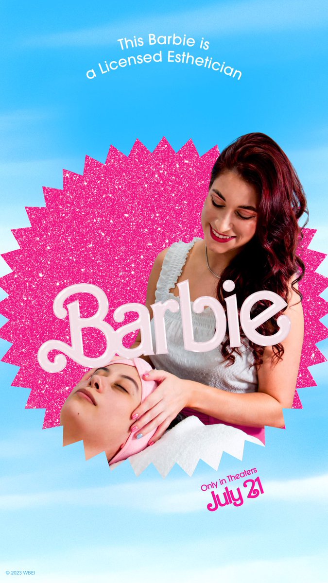 amandatician's tweet photo. Barbie girl here to change ur life and skin ✨💕 https://t.co/4K1SHoNQxi