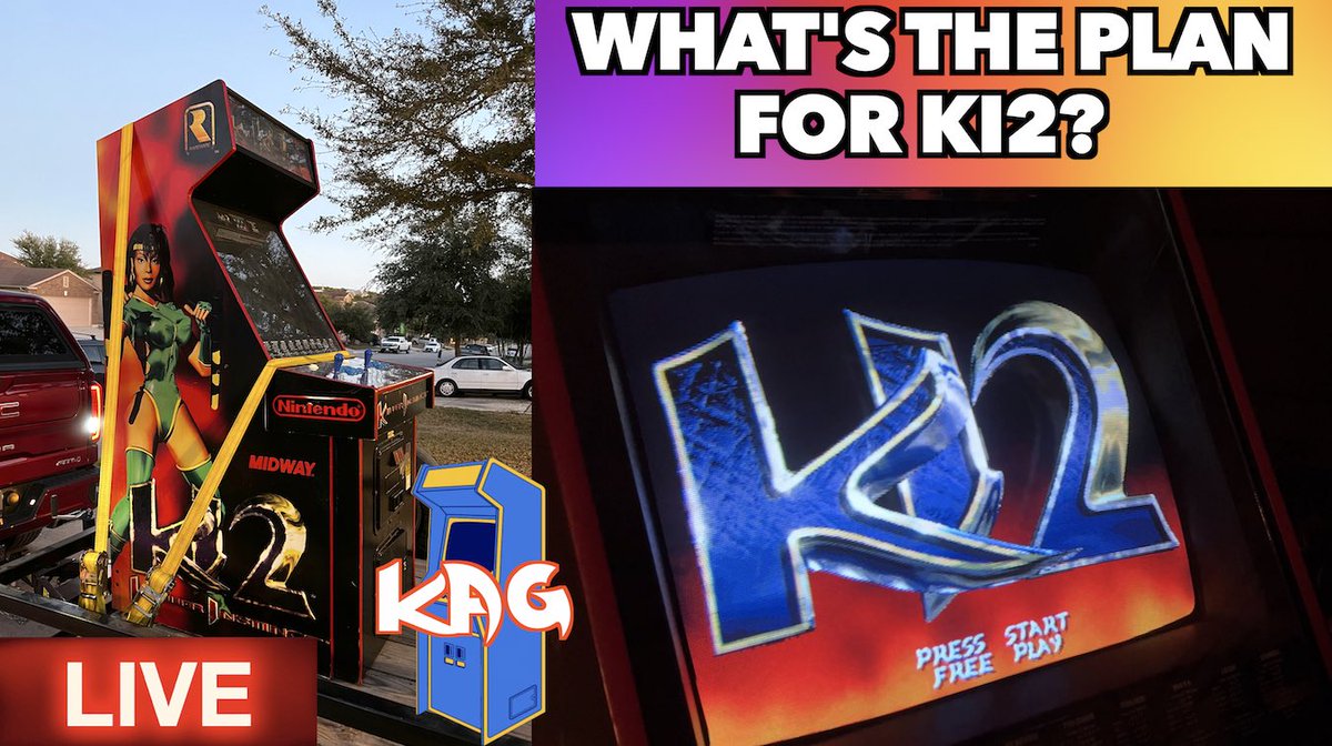 killer_arcade's tweet photo. I bought a Killer Instinct 2 arcade cabinet several weeks ago. What is my plan for the cabinet? Join the live stream to find out! Going live now on YouTube! https://t.co/MGM73bVgK5 (link in bio too) #killerinstinct #ki2 #arcade #arcadecabinet #arcaderepair https://t.co/VWQX4l6h5m