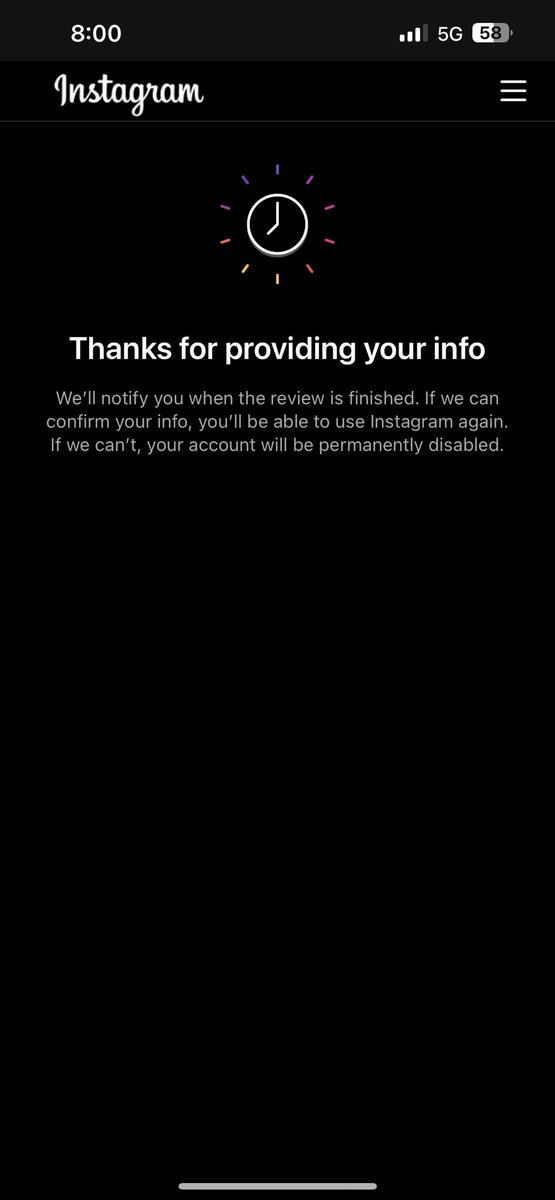 #instagram how long will it take you to review my verification?😭