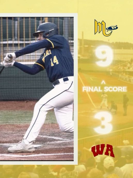 MarsHSBaseball's tweet photo. 🔥🔥🔥 Mars takes the final game of the section season 9-3 over West Allegheny

@Chasewins99 2-2, 2B, 3 RBIs, 2BB, R
@JacobMaple18 2-3, 2 RBI, BB
@benji_astbury 1-1, 3 RBIs, BB, R, Sac

On the Hill
@bickel_charlie WP, 4.1, 5K, 2BB

Mars is 2-0 in section play and 6-2 overall https://t.co/EIzySHEOyC