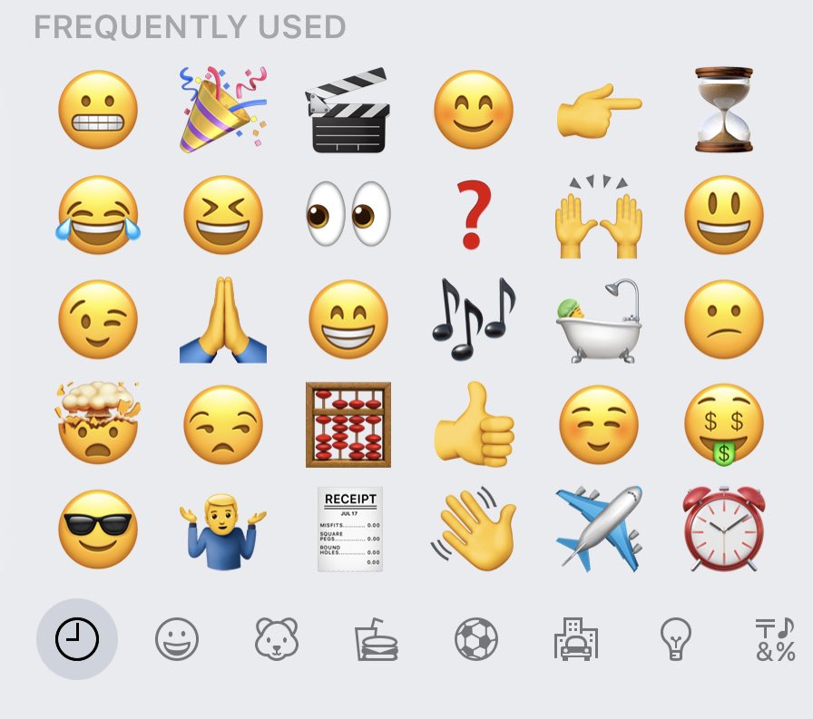 Ok, so these are my most frequently used emojis from my iPhone… Humm… what does this say about me? 😬😂 #My #NowYou