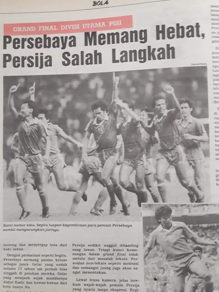 Bagi kami persija gak terlalu superior, gak seperti apa yg dikatakan fans mereka. hehe

Di final Divisi Utama Perserikatan pun kami lah pemenang &amp; menjadi juaranya. 
😎 🥇🏆 

Kalian bisa berkoar apa aja but just remember! catatan yg berbicara untuk selamanya.
*pic hanya pemanis*