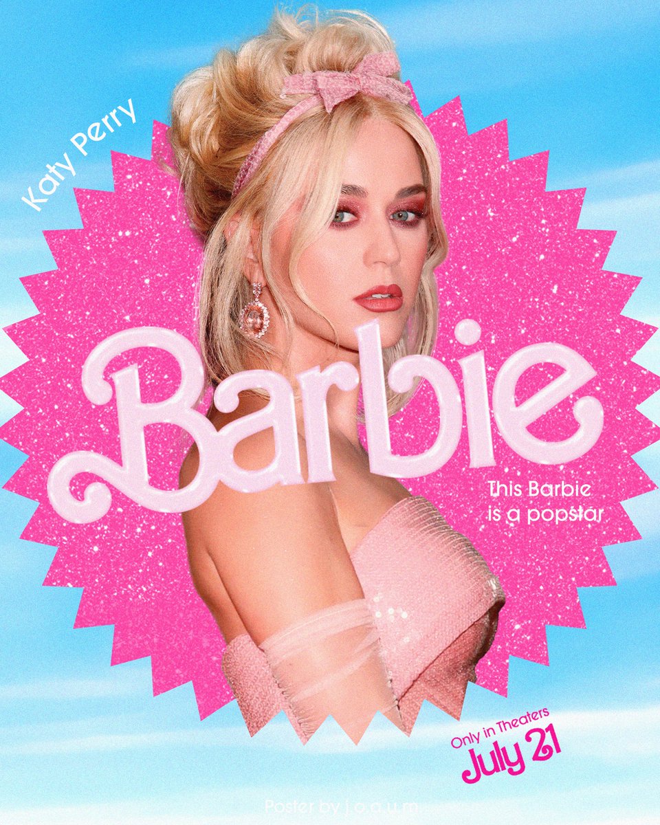 cryboutitiater's tweet photo. This Barbie is a popstar! @katyperry #BarbieTheMovie https://t.co/hKwYXm2b8c