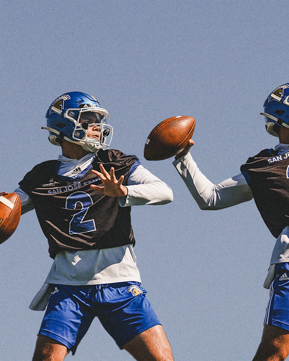 SanJoseStateFB's tweet photo. Spring Ballin’

#ClimbTheMountain | #AllSpartans https://t.co/NQM71bdkvF