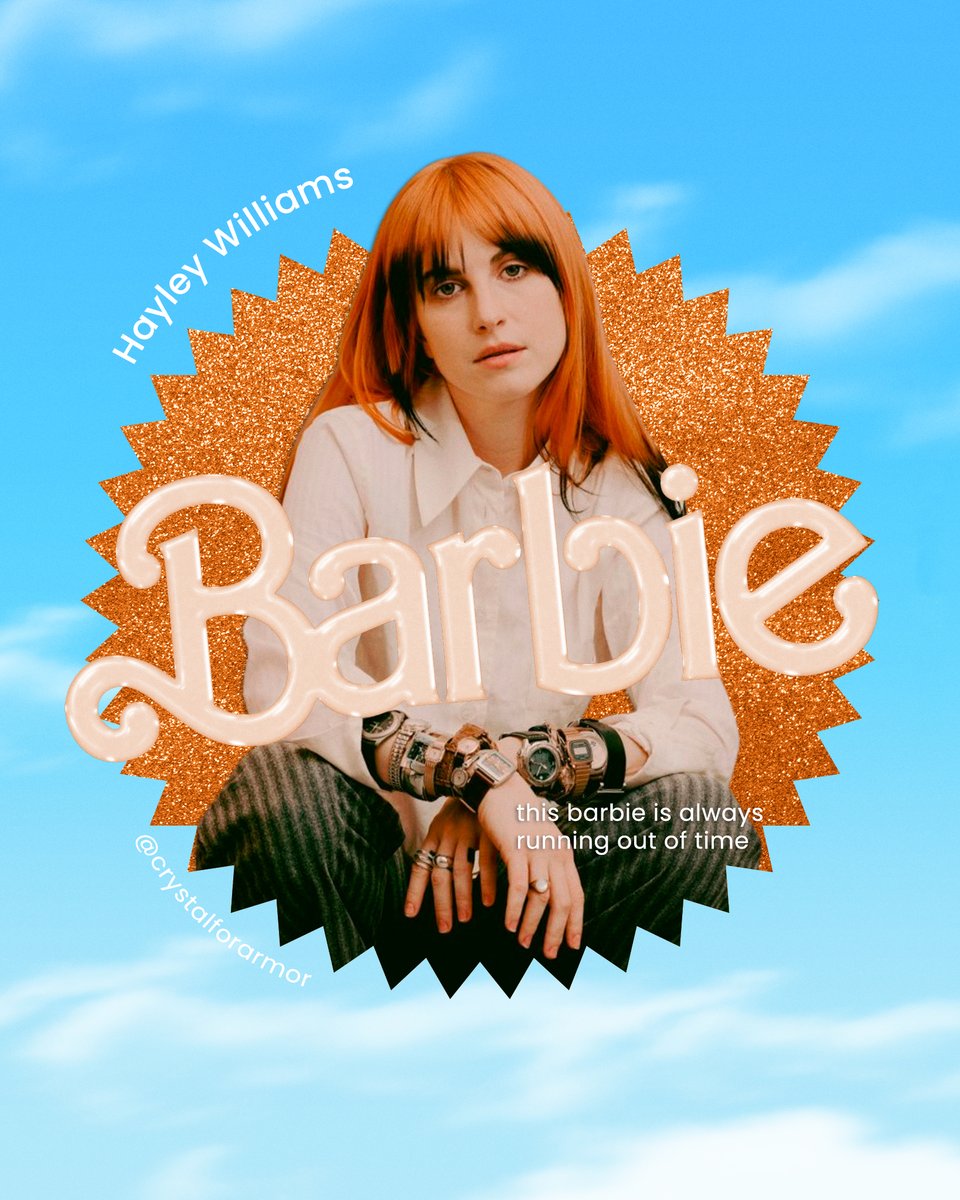 crystalforarmor's tweet photo. This Is Paramore #Barbie https://t.co/17RtBPua4w