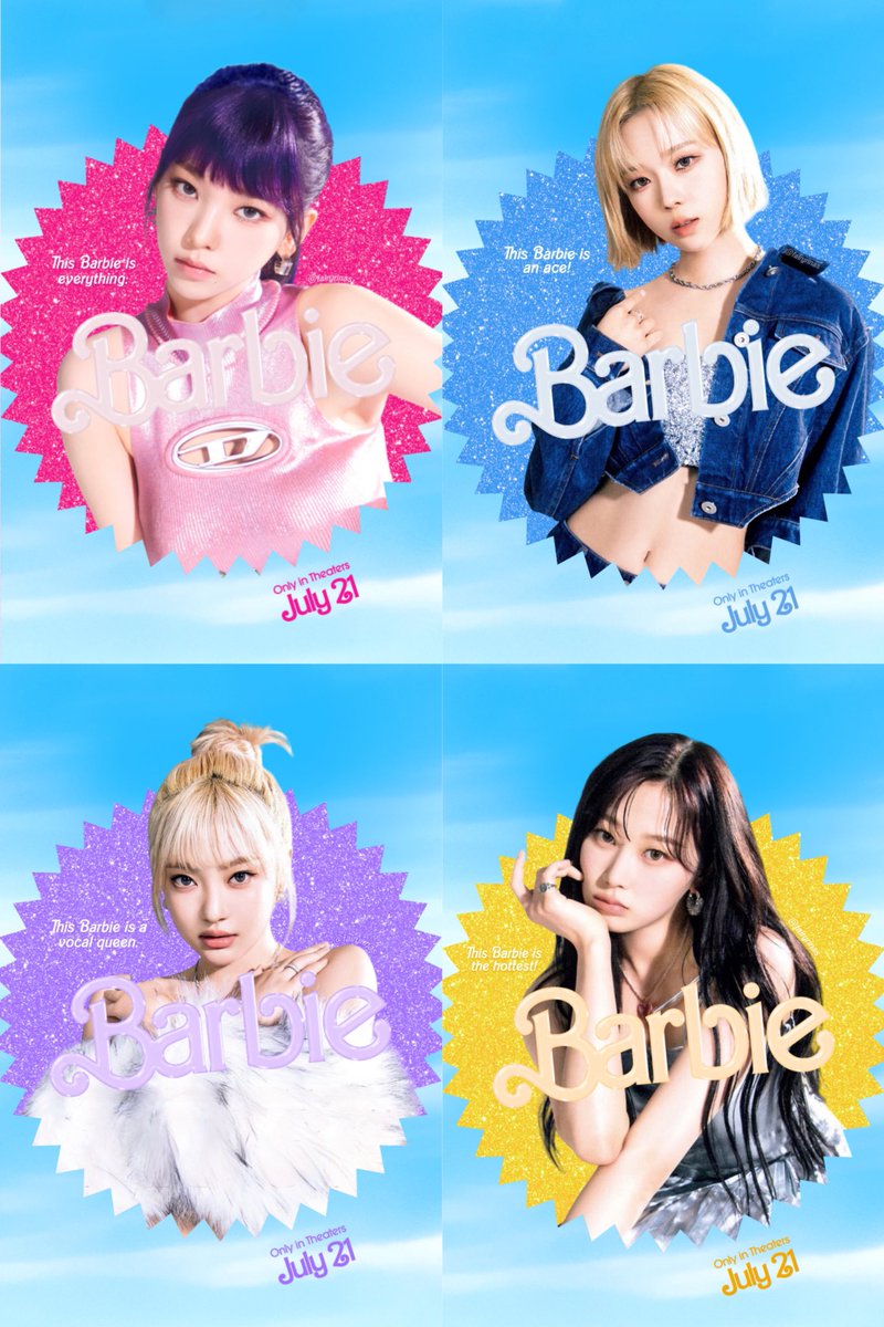 fairyrinas's tweet photo. Meet the Barbies 

@aespa_official as #Barbie 
#aespa #에스파 #BarbieTheMovie https://t.co/jEpPqKL9mr