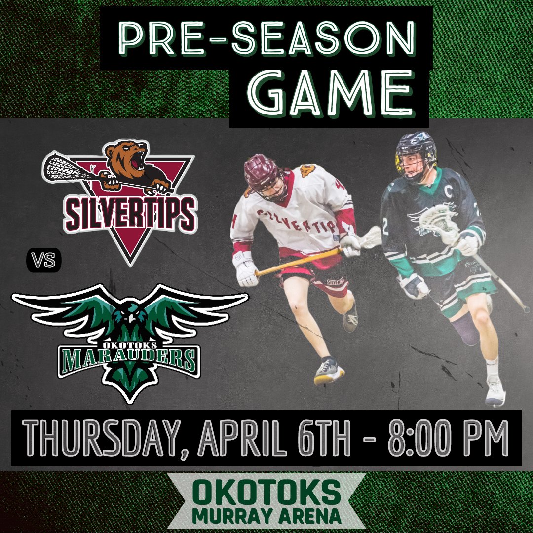 Come down to the Murray Arena on Thursday and cheer on the boys at our Exhibition Game against the <a href="/silvertipslax/">Silvertips Lacrosse</a> !

#RauderBall #GreenTillWeDie
