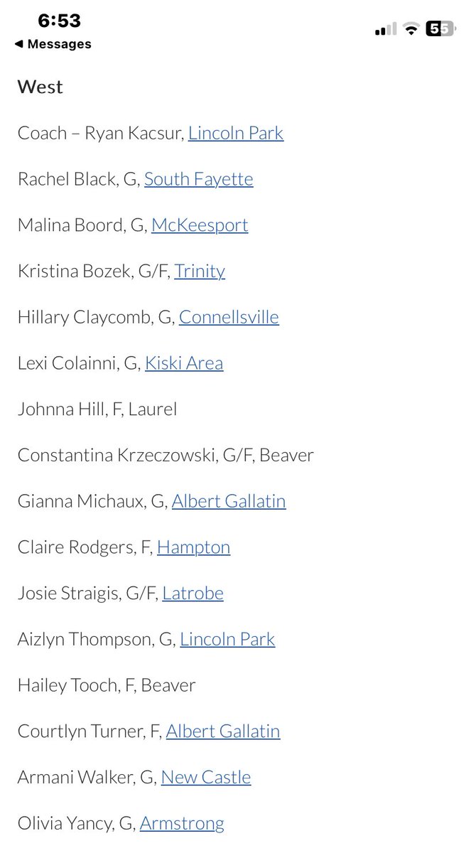 Congratulations to our very own #22 Olivia Yancy who has been chosen to play in The Roundball Classic - a senior level all star game on May 18th! 💙🧡🤍 
what an honor for you kiddo!! #hardworkplaysoff