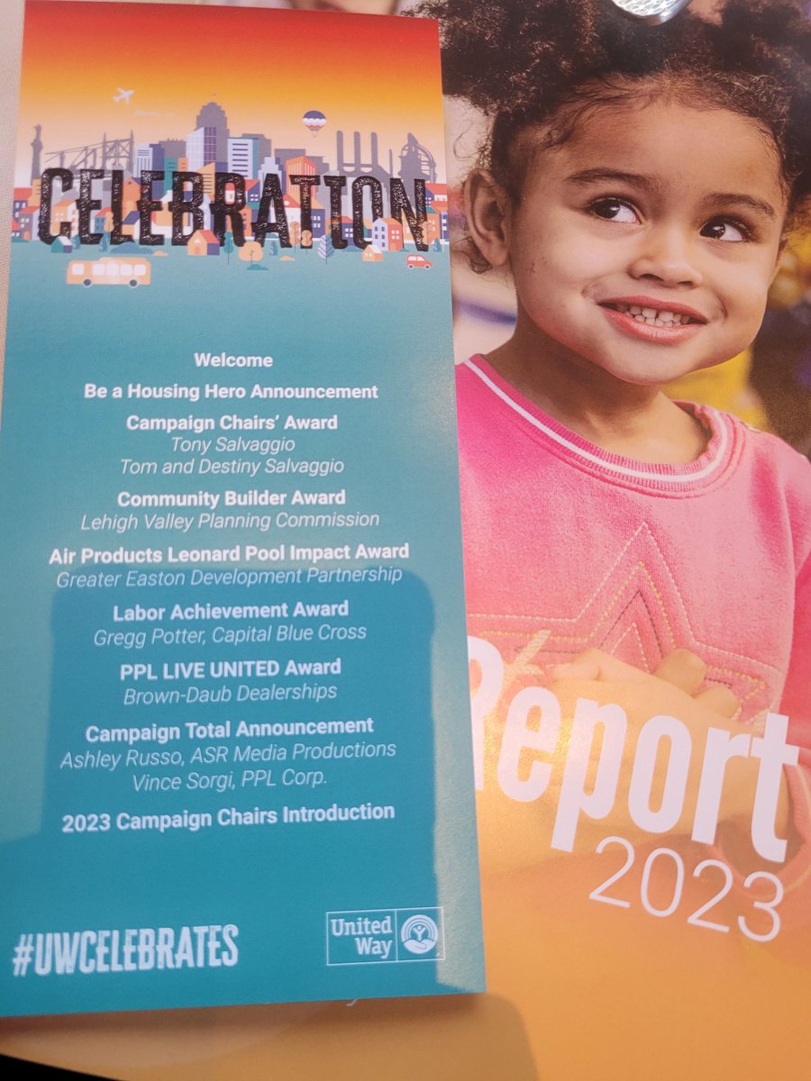 At the <a href="/UnitedWayGLV/">United Way of the Greater Lehigh Valley</a> Celebration of Caring with the <a href="/LehighU/">Lehigh University</a> crew. <a href="/LehighCSO/">LU Community Service</a> <a href="/BASDBroughalMS/">Broughal MS</a>