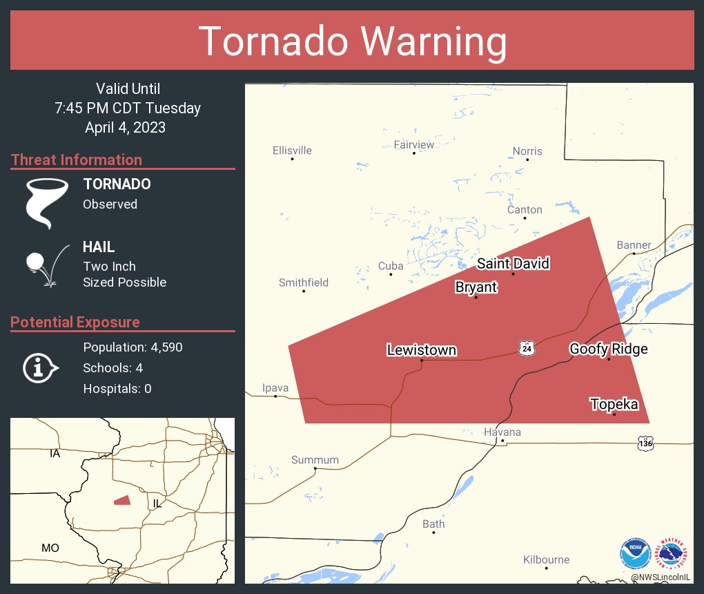 NWS Tornado tweet media