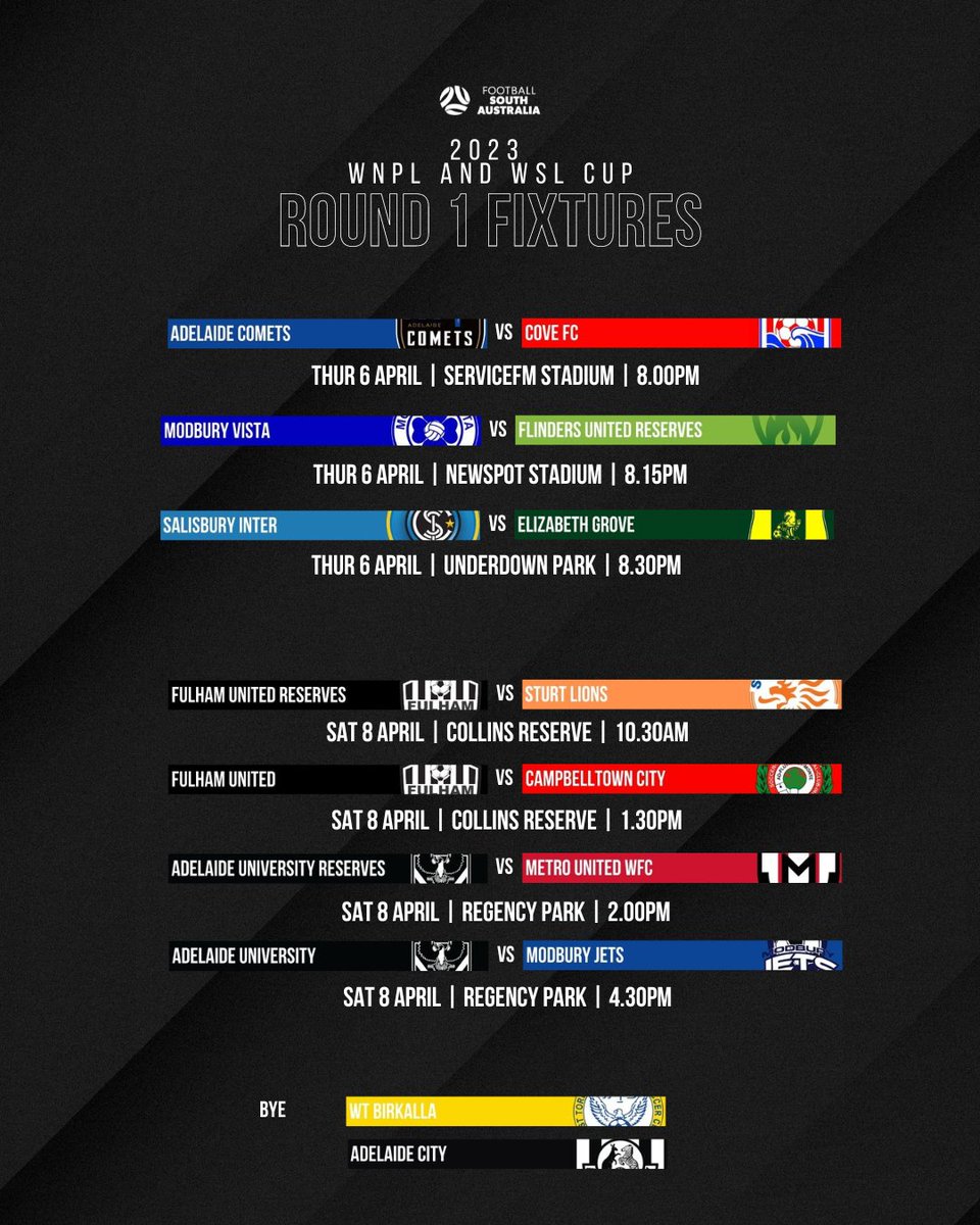 🏆ᴄᴜᴘ ᴀᴄᴛɪᴏɴ ꜱᴛᴀʀᴛꜱ ᴛᴏɴɪɢʜᴛ!

Start your Easter week off right by hopping on down for some WNPL &amp; WSL Cup excitement!