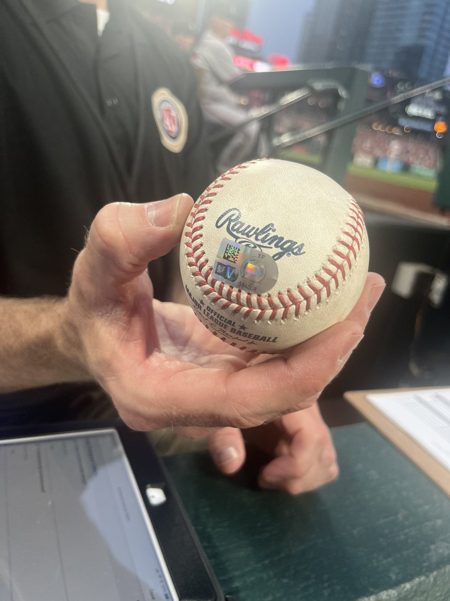 AUTHENTICATED! Dylan Dodd struck out Nolan Arenado with this⚾️🔥#MLBDebut #Braves