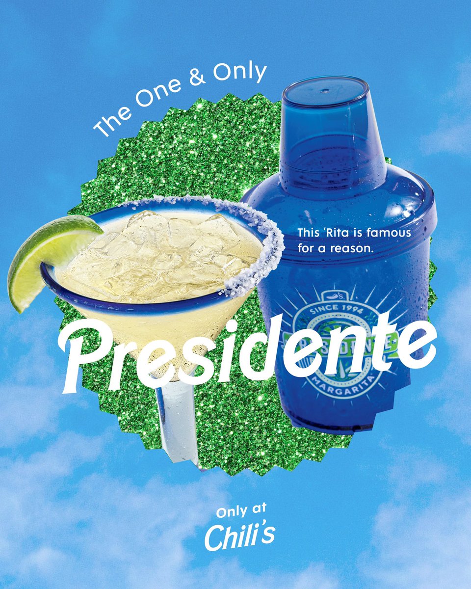 Chilis's tweet photo. we heard Barbie loves Presidentes 🤫 https://t.co/d1JmiEHDTT