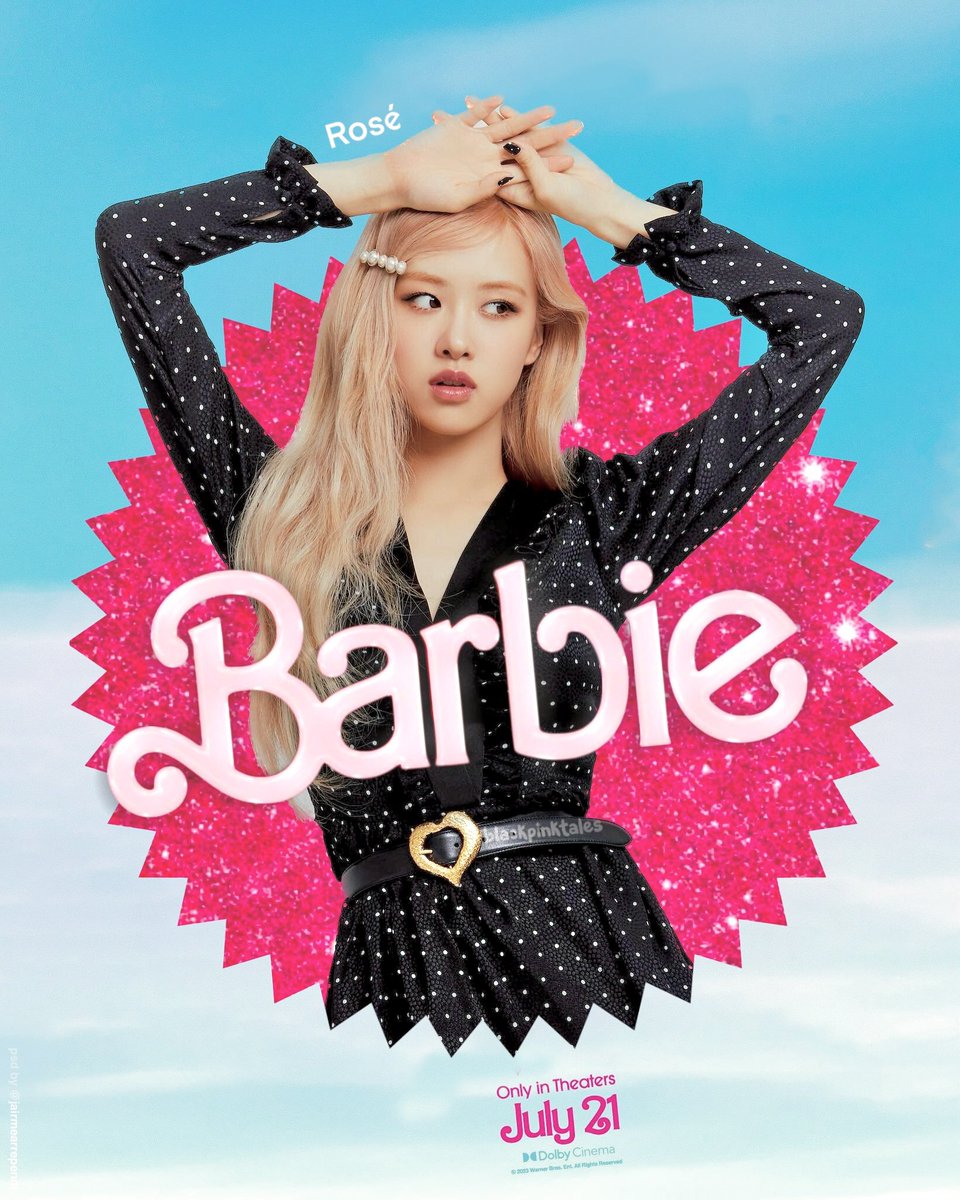 bleummy's tweet photo. Rosé for #Barbie https://t.co/xKkMBfUOtR