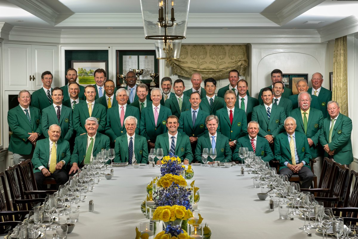 The 2023 Champions Dinner portrait. #themasters