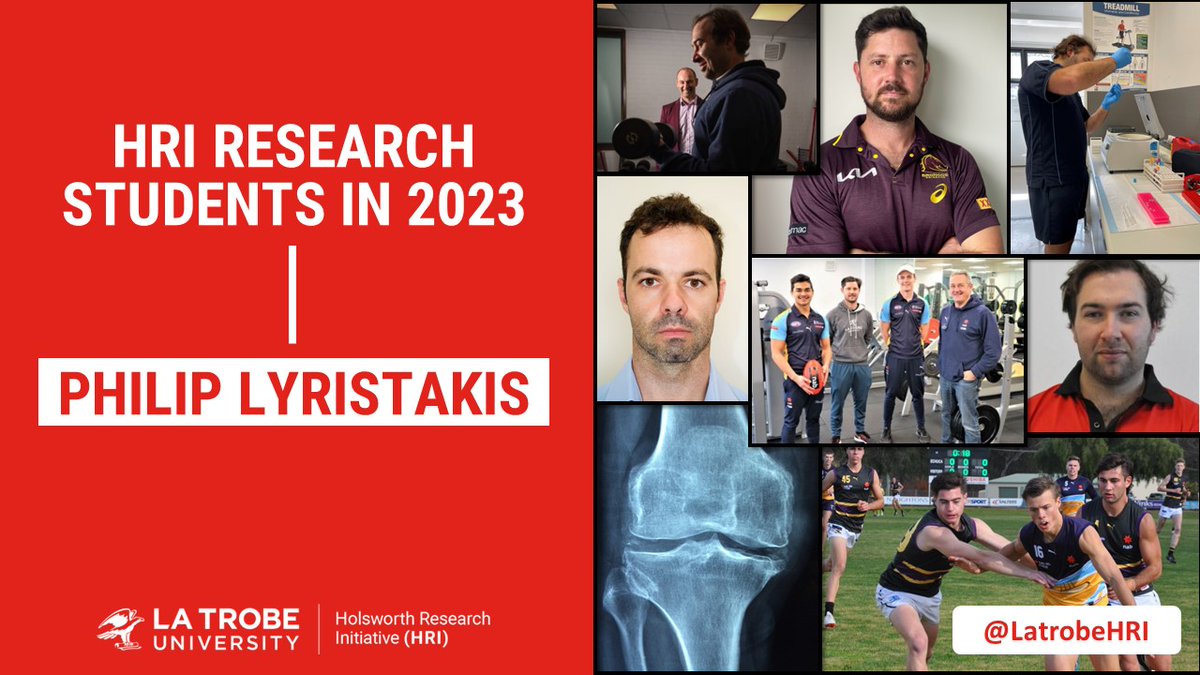 HRI current HDR student blog mini-series installment #2 - Philip Lyristakis

The manipulation of resistance training prescription to optimally develop muscle strength 

Read about Phil's research journey in our latest blog post👇

…earch-initiative.blogs.latrobe.edu.au/2023/03/31/phi…