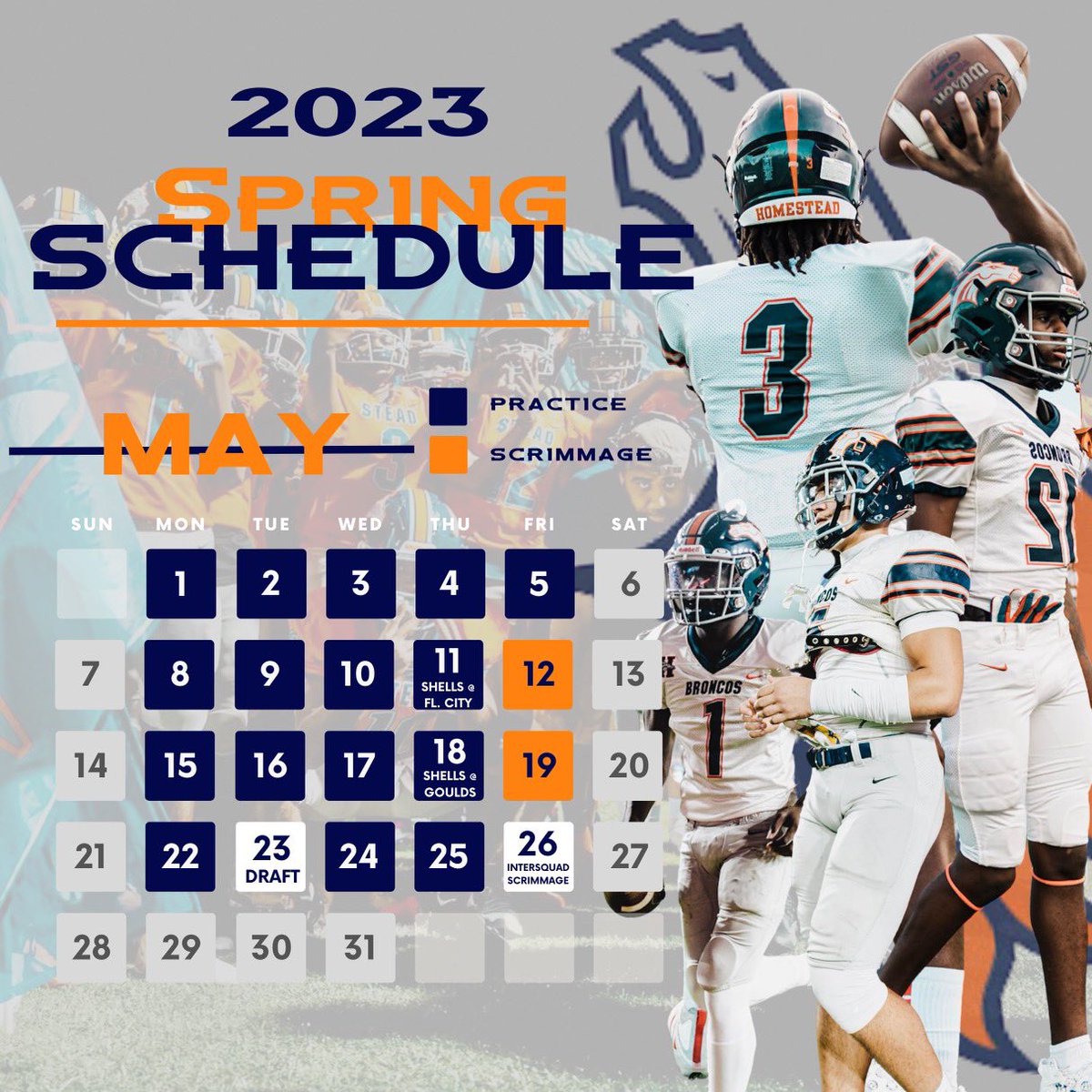 Spring Ball coming soon!!! #exitONE #BroncoPride