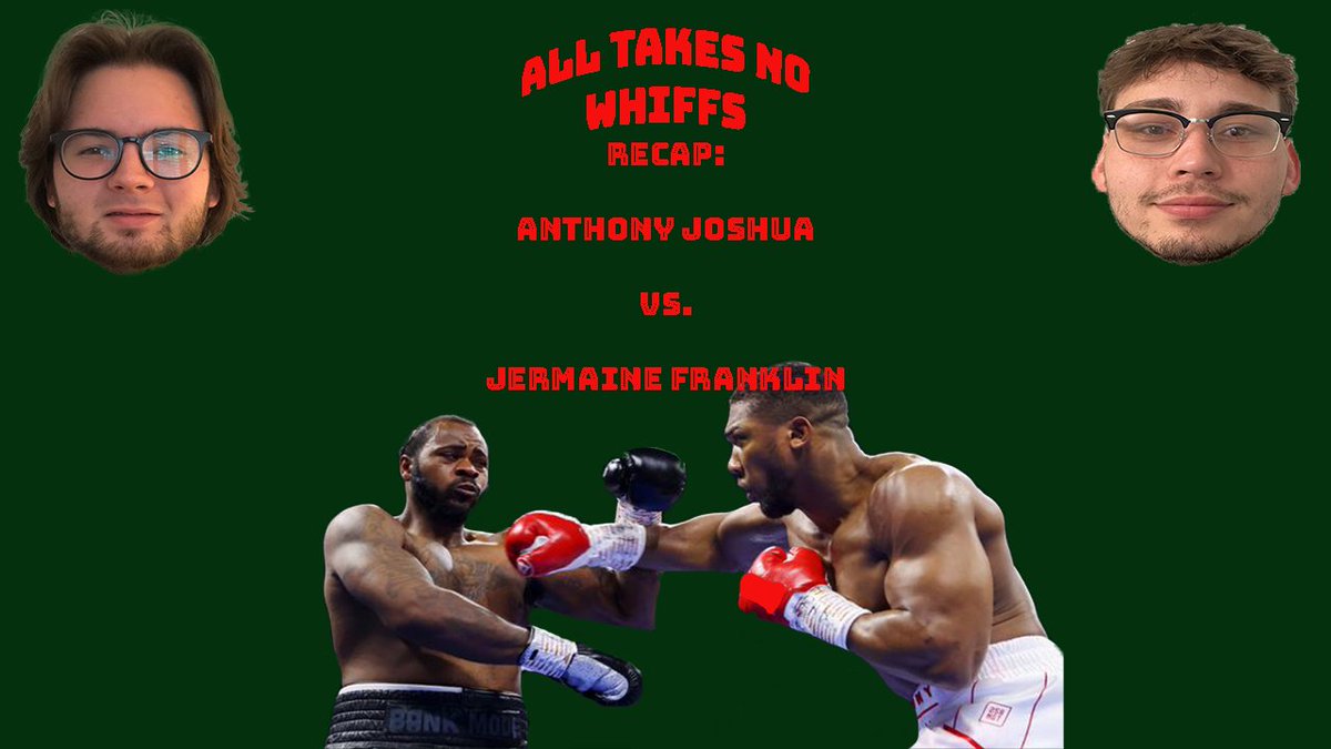 🚨 New video 🚨

This past weekend Anthony Joshua returned to the ring and got back to his winning ways! 🔥

Check out what the guys thought of this fight and what's next for AJ 🔥

#boxing #JoshuaFranklin #alltakesnowhiffs 
YouTube: bit.ly/3MgjRcW