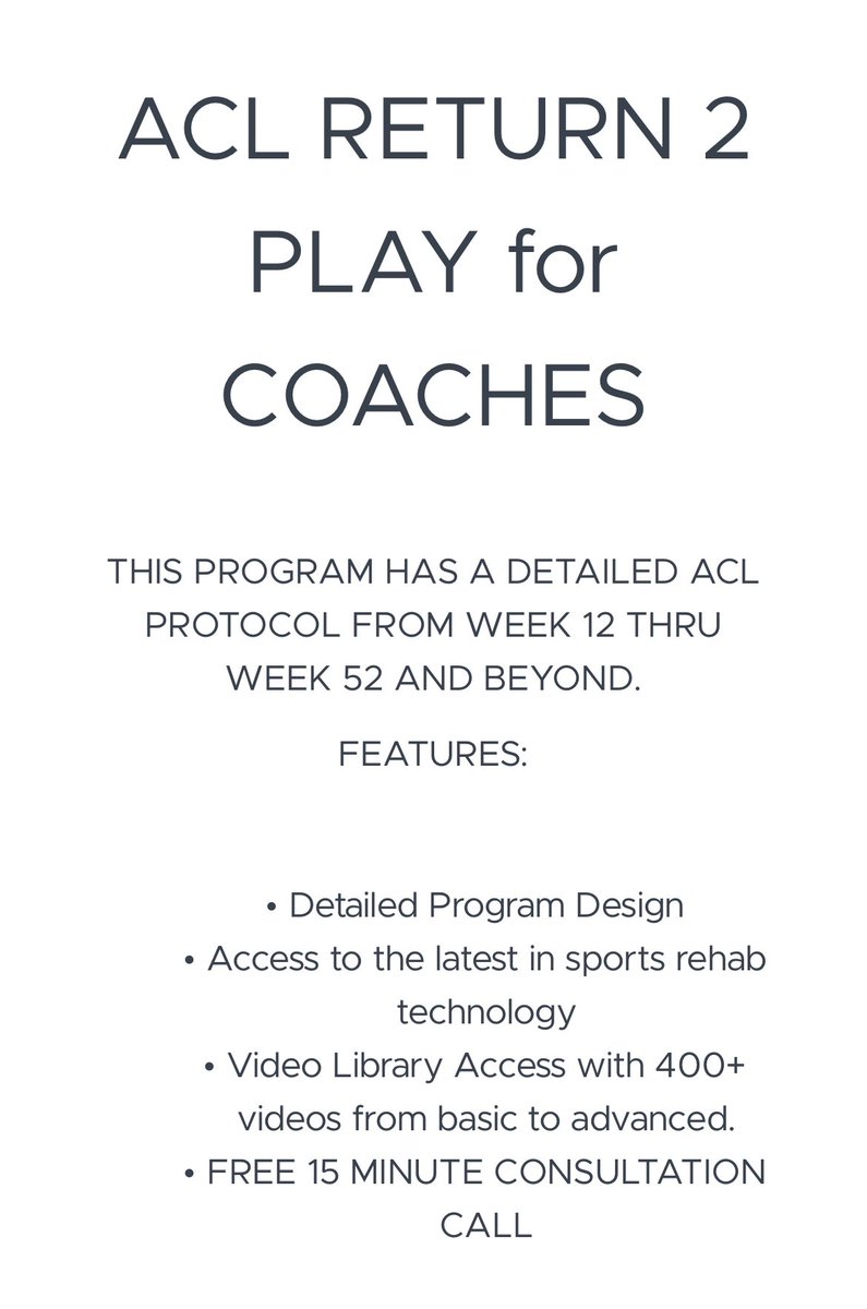 ARE YOU A COACH WORKING WITH ACL ATHLETES?

joe-hos-s-school.teachable.com/p/acl-return-2…