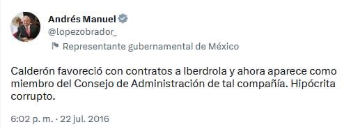 RigoVic's tweet photo. @SergioSarmiento @JTrianaT Pues siempre hay un tuit sobre @lopezobrador_
Para mí es una pésima decisión y además con chanchullo, como acostumbra de su parte, con una empresa canadiense. 
El que obra mal no sólo se le pudre el tamal... https://t.co/MYtsW6y2Q1