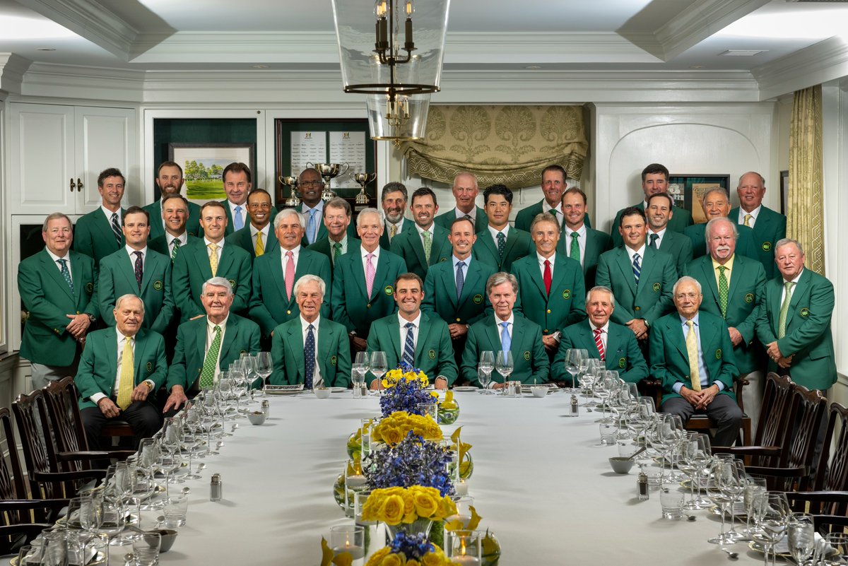 GolfDigest's tweet image. A Champions Dinner unlike any other. 🍽

(📸: @TheMasters)