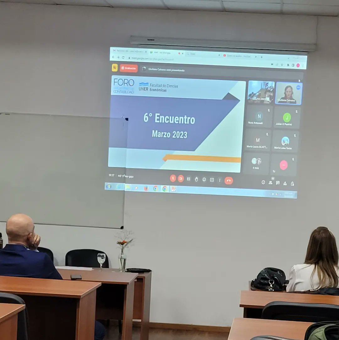 Giuliana Caivano participó como expositora en el 6° Encuentro del Foro Argentino de Contabilidad presentando su trabajo 📑 el día viernes 31 de marzo en la Facultad de Ciencias Económicas - UNER, Paraná.

✒️ Autor: Giuliana Caivano. ¡Felicitaciones!👏🏼👏🏼👏🏼