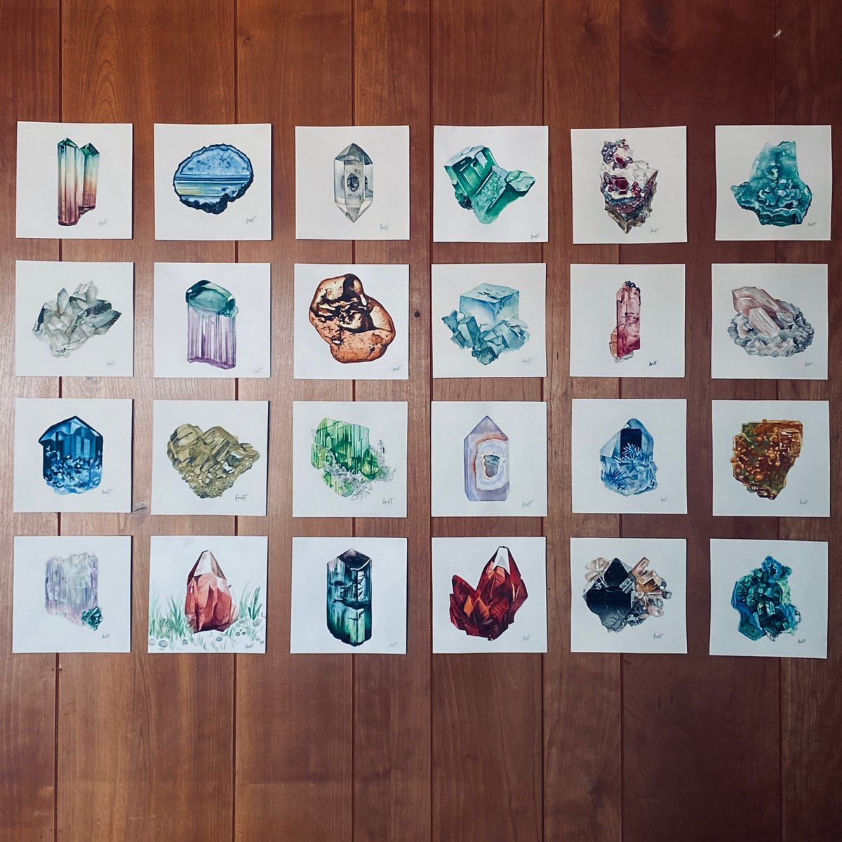 biotropicalism's tweet photo. A nice, perfect grid. Aahhhhhh….
 
All of these paintings are available now on my website. Go check it out! You know where that link is… https://t.co/2vIM2U1ONp