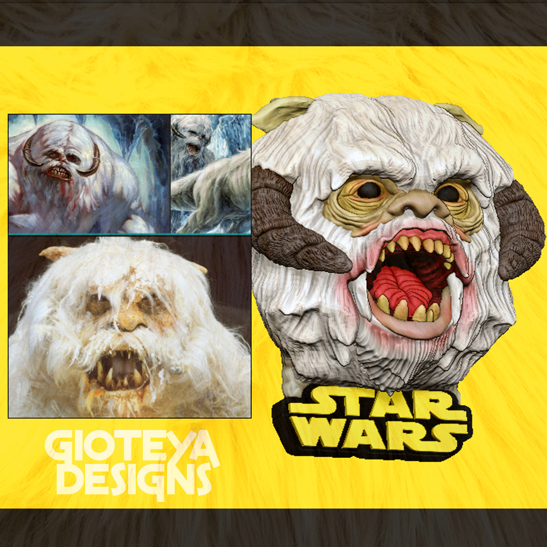 Gioteya72's tweet photo. WIP Starwars WAMPA Magnet/Portrait #wampa #starwars #disney #sith #cosplay #stormtrooper #rancor #vader #imperial #namba #gammoreanguard #maul #gammo #rebel #lucasfilm #DarthVader #prosethics #empirestrikesback https://t.co/57vQM2Cr8w