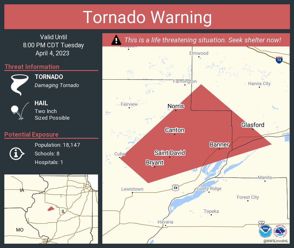 NWS Tornado tweet media