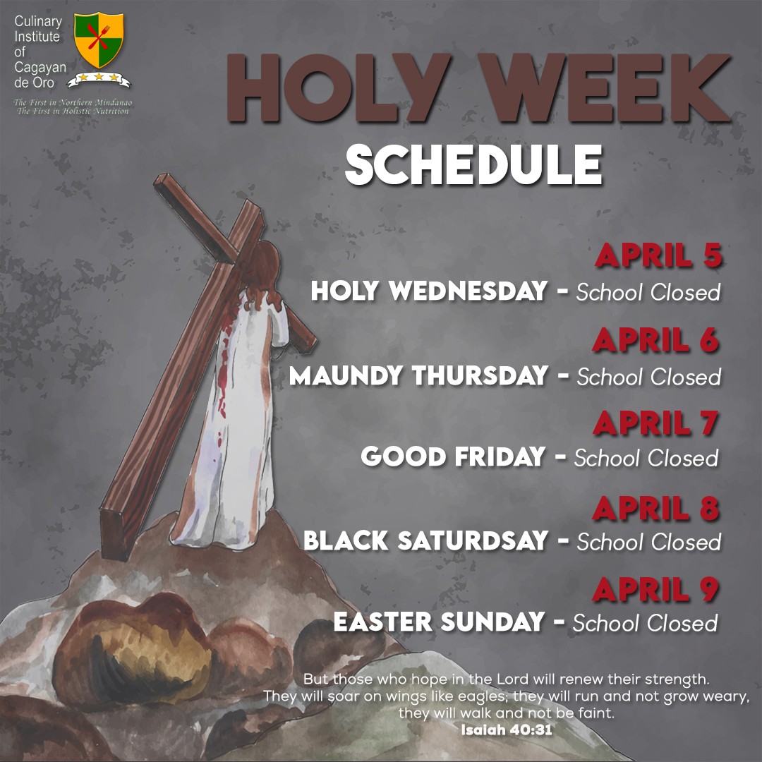 InstituteOro's tweet photo. 𝐇𝐎𝐋𝐘 𝐖��𝐄𝐊 𝟐𝟎𝟐𝟑

1 Peter 5:6 
Humble yourselves, therefore, under the mighty hand of God so that at the proper time he may exalt you. Lent is a season of reflection, spiritual growth and sacrifice. Wish you a blessed Lent filled with peace, joy, and hope. https://t.co/t0WyEd5DCa
