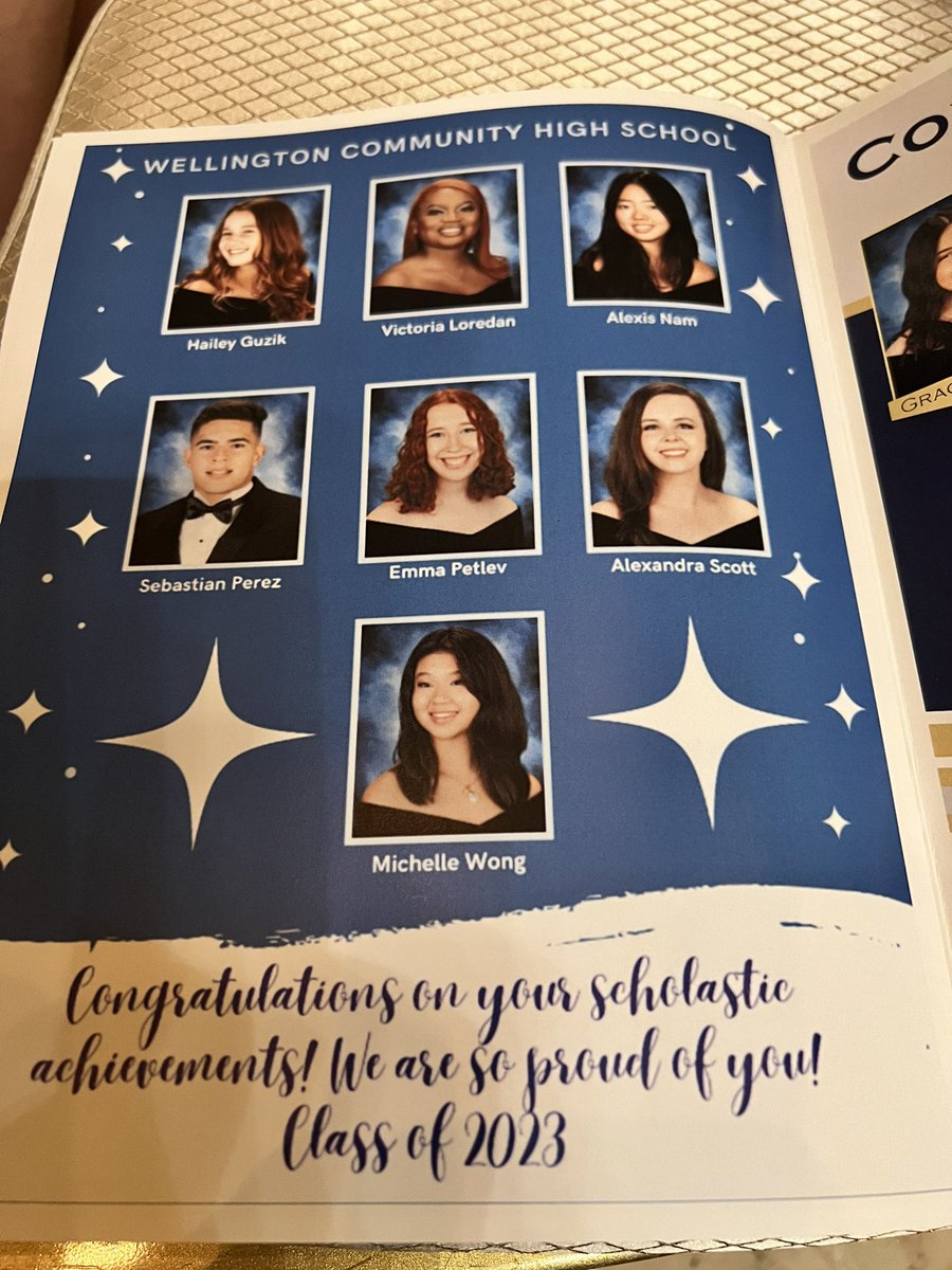 So proud of these incredible young people for being true leaders for the C/O 2023 #scholasticachievement <a href="/WellingtonHSFL/">Wellington High School</a> <a href="/Wellingtonflgov/">Wellington Florida</a>