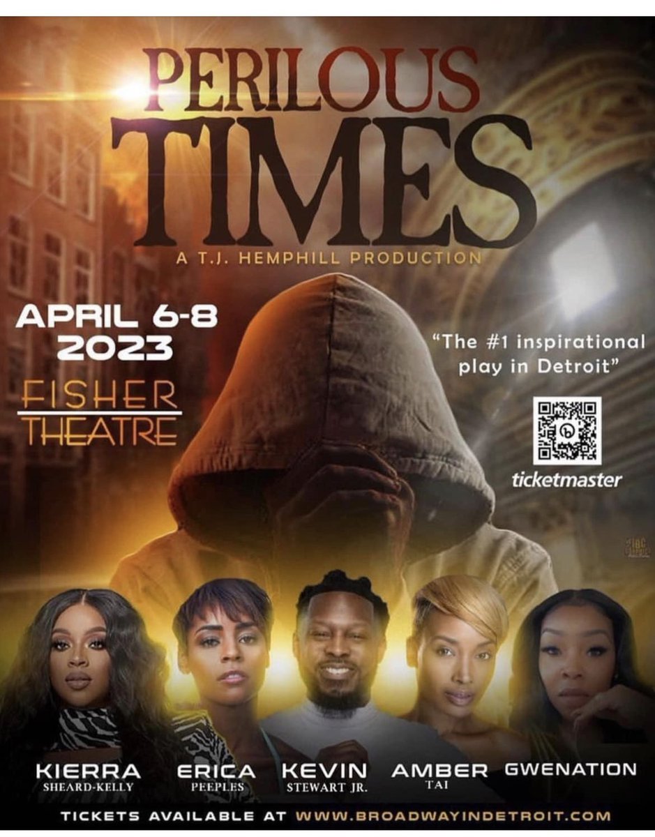 TECH WEEK!!! We at the “FISHER THEATRE” getting ready for yall!! It’s levels to success…. Im just glad to be climbing… #nextmove 😉🙌🏽 I wanna see you!! 
.
#periloustimes #stageplay #broadwayindetroit #gwenation #tjhemphill #tjhemphillpresents #fishertheatredetroit #actress