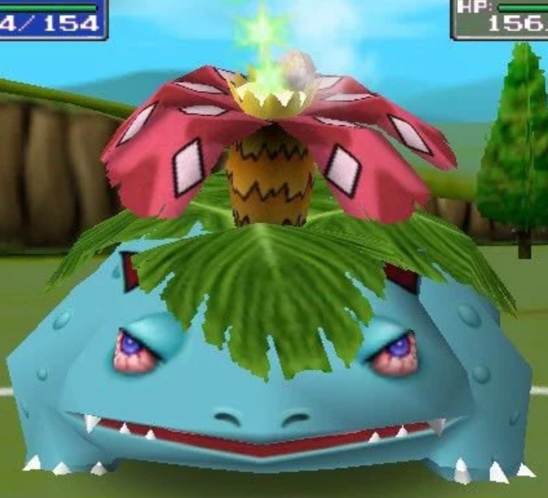 🌸 Day 🌸 on Twitter "Pokemon Stadium Venosaur looks like it did drugs