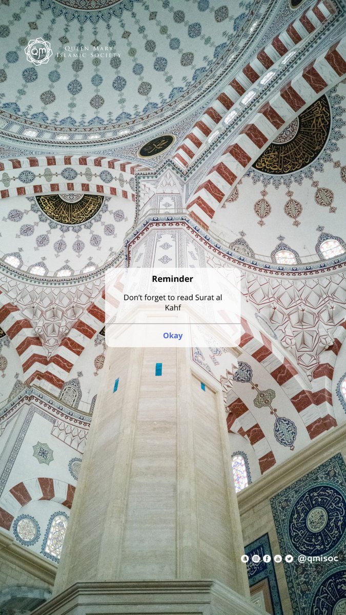 The Prophet ﷺ said, “Whoever recites Surah Al-Kahf on Friday, a light will shine for him between this Friday and the next.” 

(Al-Sunan al-Kubrá lil-Bayhaqī)