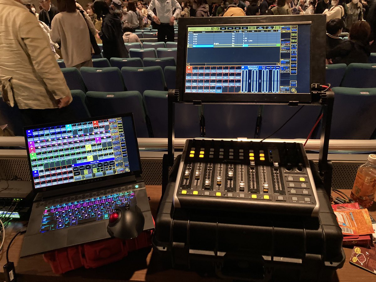 Great work last weekend all performers and stage engineers! For this job, we designed for 37 songs for 2 weeks and made 1134 cues for 7 days wow. 
Anyway I really appreciate you to help me and give me this job. Thank you so much. #malighting #grandma2