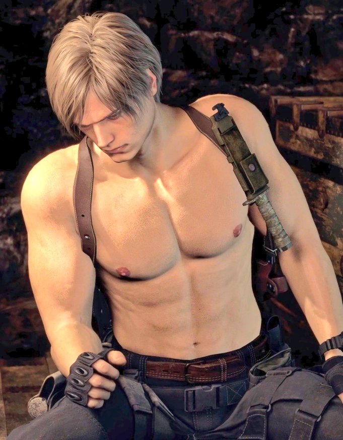Paragas95Leon's tweet photo. He's very tried.. 

#REBHFun #ResidentEvil #ResidentEvil4Remake #バイオハザード #LeonKennedy https://t.co/5frmdaFLQ1