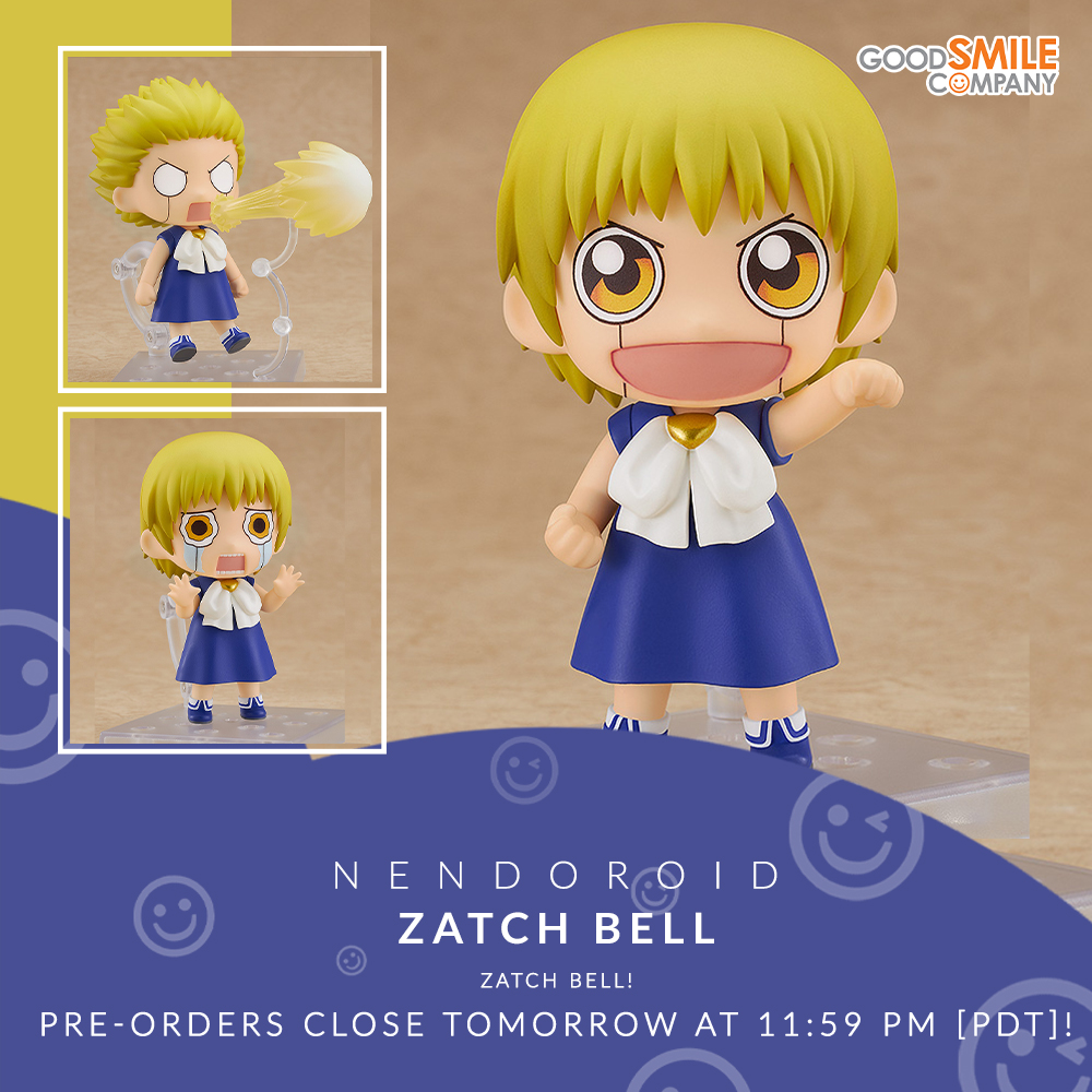 GoodSmile_US on X: You know who's got the power: it's Nendoroid Zatch Bell  from Zatch Bell! He comes with his Vulcan 300, a yellowtail, lightning  effect and more! Preorders close tomorrow at