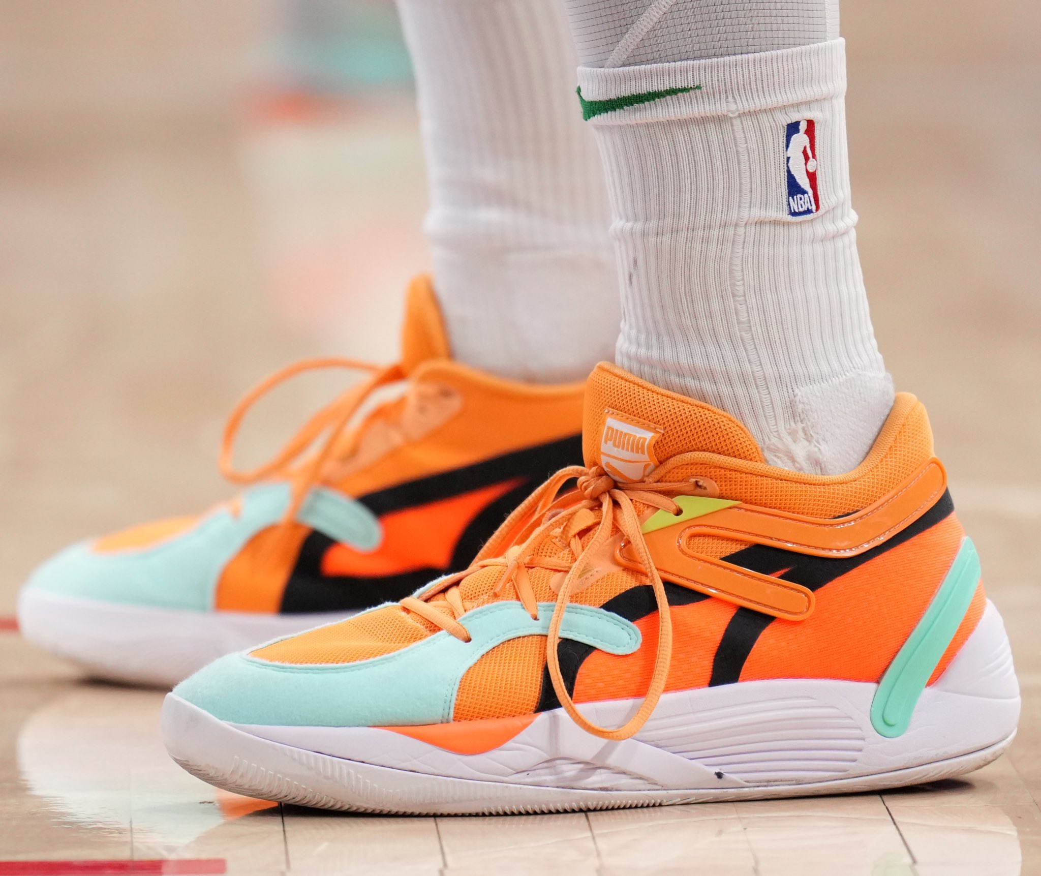 🏀 👟 on Twitter: "Marcus Smart in a bright PUMA TRC Blaze Court! #NBAKicks / Twitter