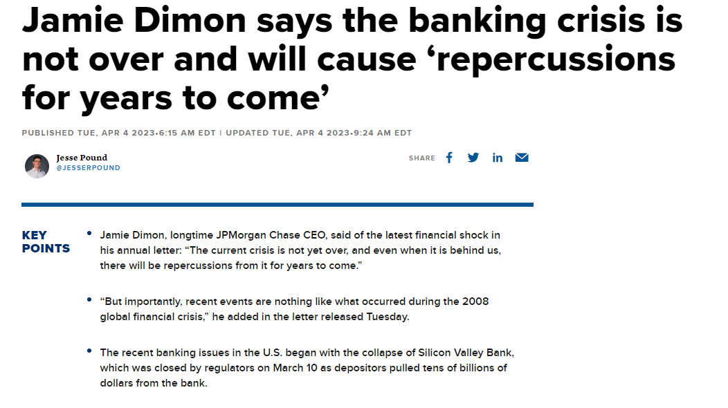 Barchart on Twitter "The banking crisis is not over and will cause