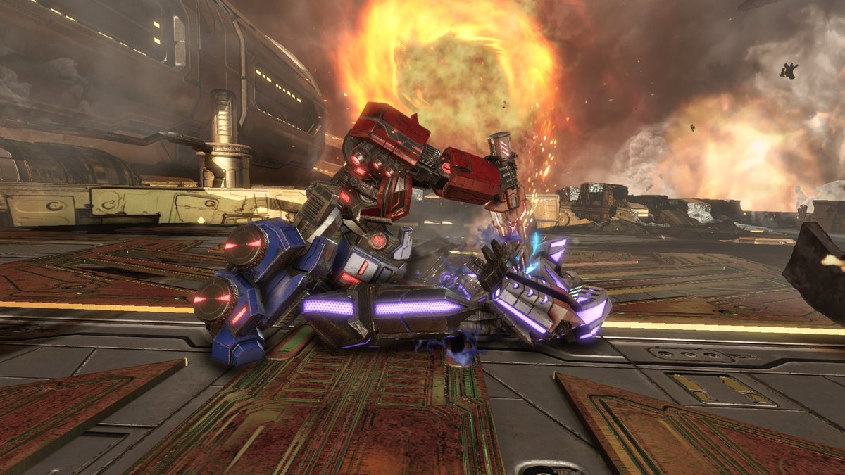 Sonnie_Slim's tweet image. #11 #TransformersFallOfCybertron
Platform #Xbox
Time 10H
Score 8/10

Remember when High Moon made these awesome third person shooter Transformers games? Glad to finally return and finish it.  Awesome gameplay, great robot designs, decent story.  360 era at its best. Loved it