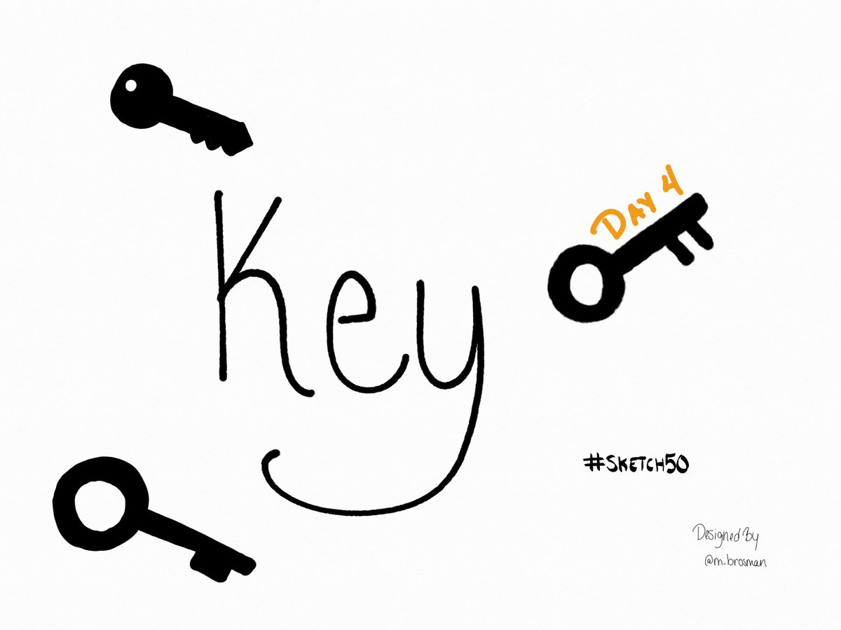 Keys for Day 4 of with @sketch_50 #sketch50 #TodayISketchnotEd