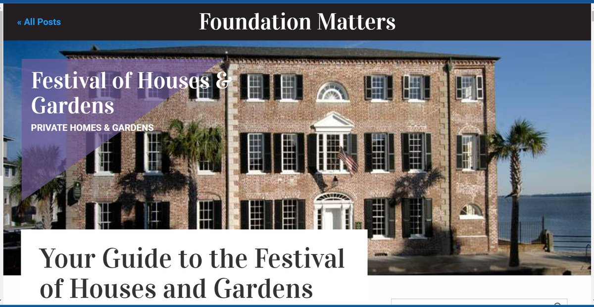 A #3- When I lived in Charleston SC, I volunteered as a Docent in a private home during the Festival of Houses and Gardens.  It's a fun event and you learn so much! #kbtribechat #HistoricCharleston 
historiccharleston.org