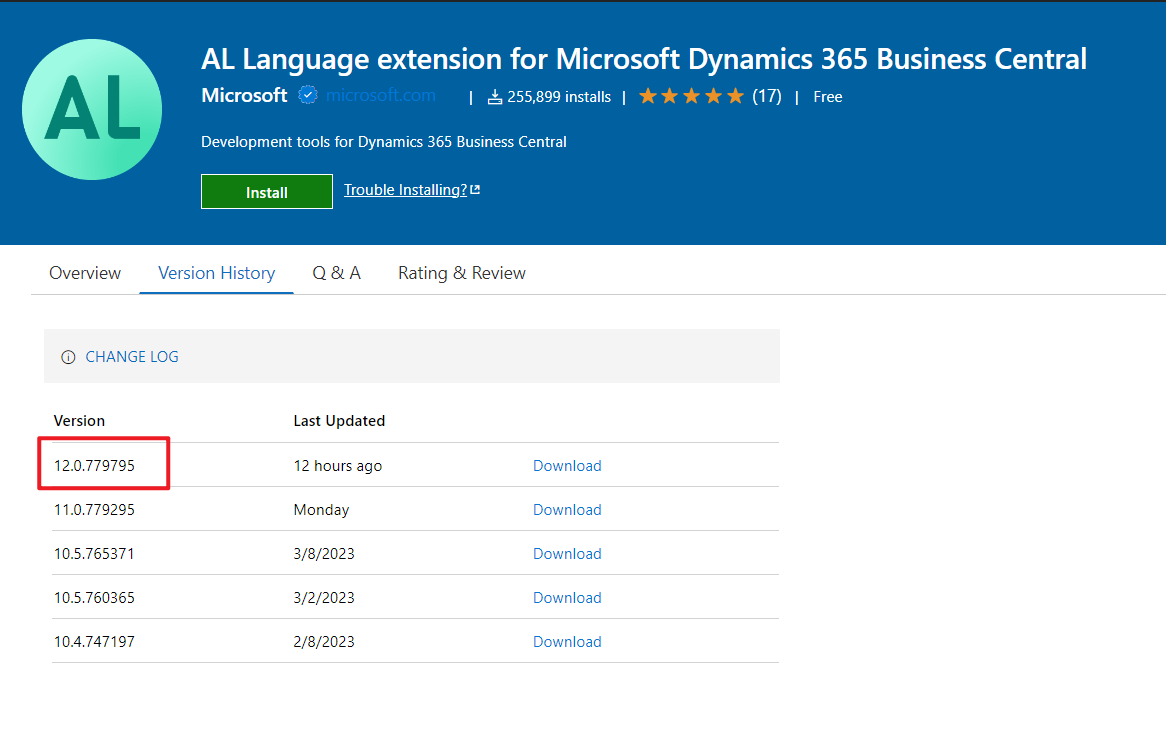 Yun zhu on twitter al language extension v 12 0 https